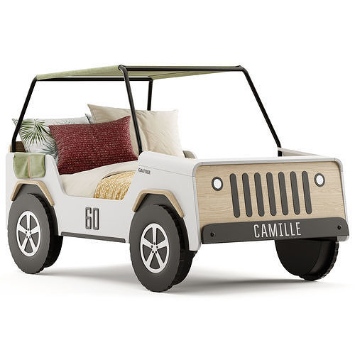 Jiip car bed gautier 3D model