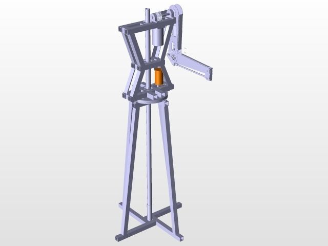 4029-3 Degree of Freedom Humanoid Robot Arm CATIAV5 3D model_2