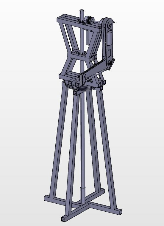 4029-3 Degree of Freedom Humanoid Robot Arm CATIAV5 3D model_1