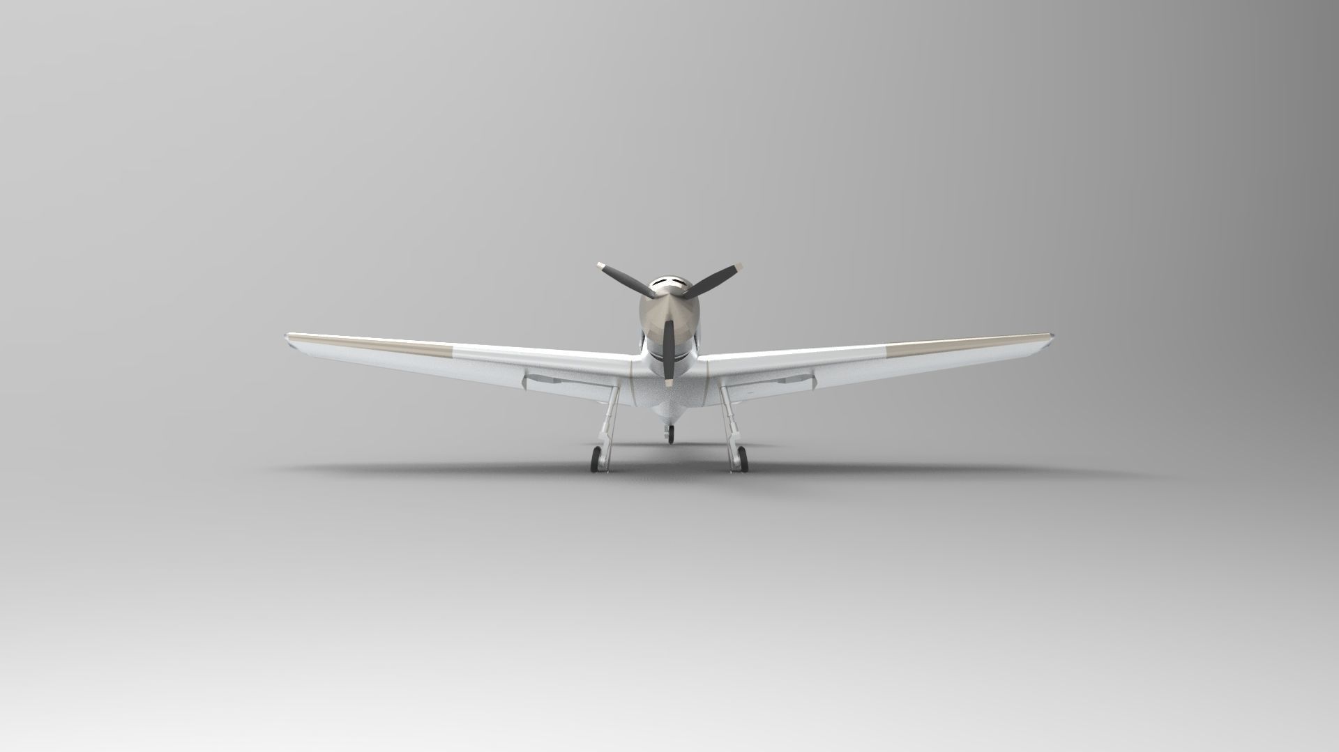 Messerschmitt Bf 109 3D model_2