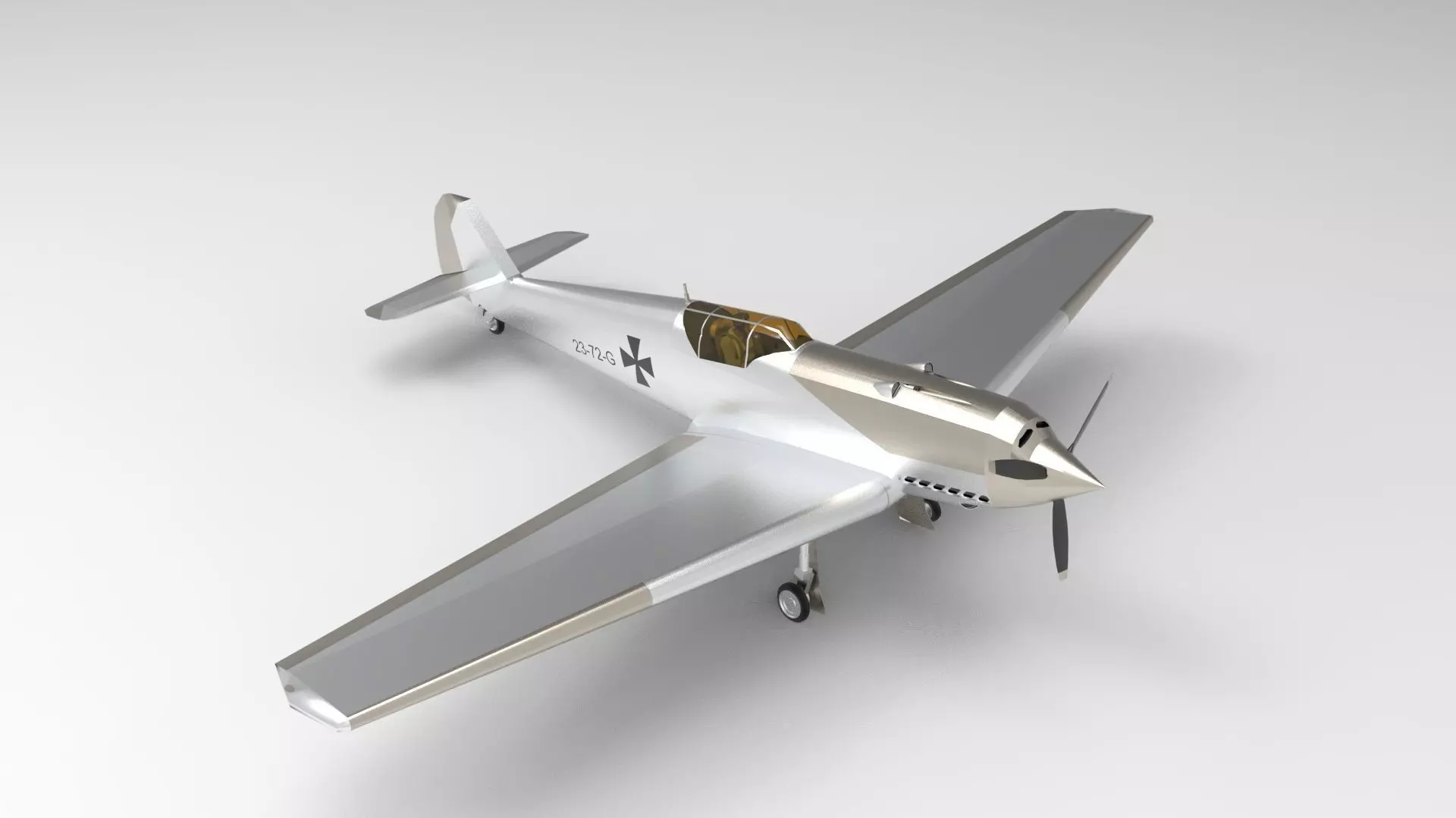 Messerschmitt Bf 109 3D model_0