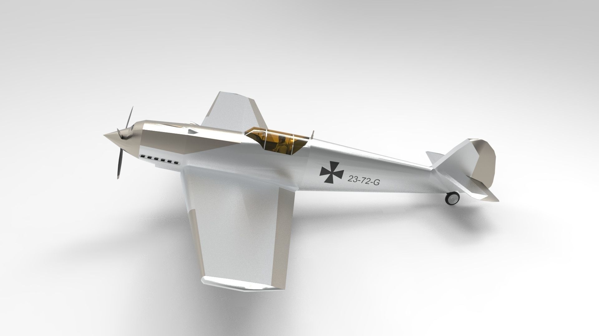 Messerschmitt Bf 109 3D model_1