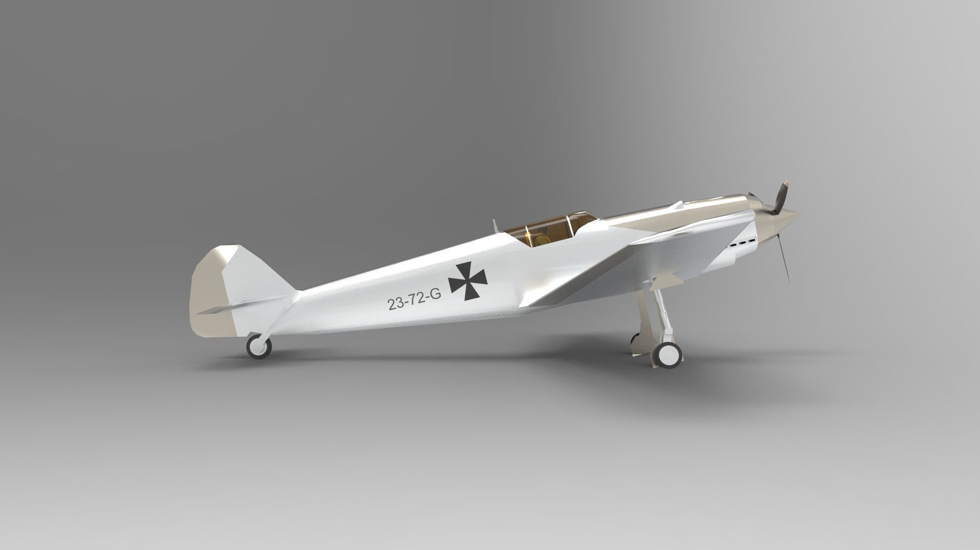 Messerschmitt Bf 109 3D model_3