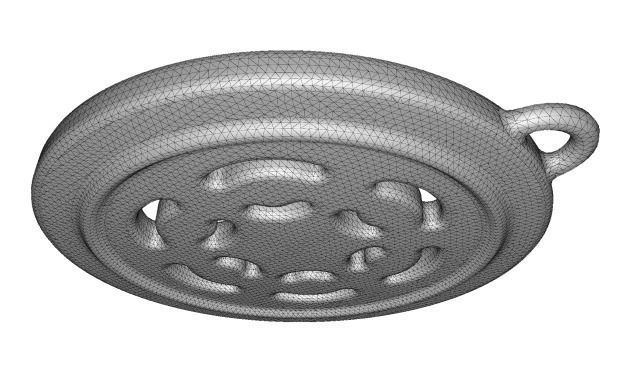 Spectacular Gold Medal Low-poly 3D model_4