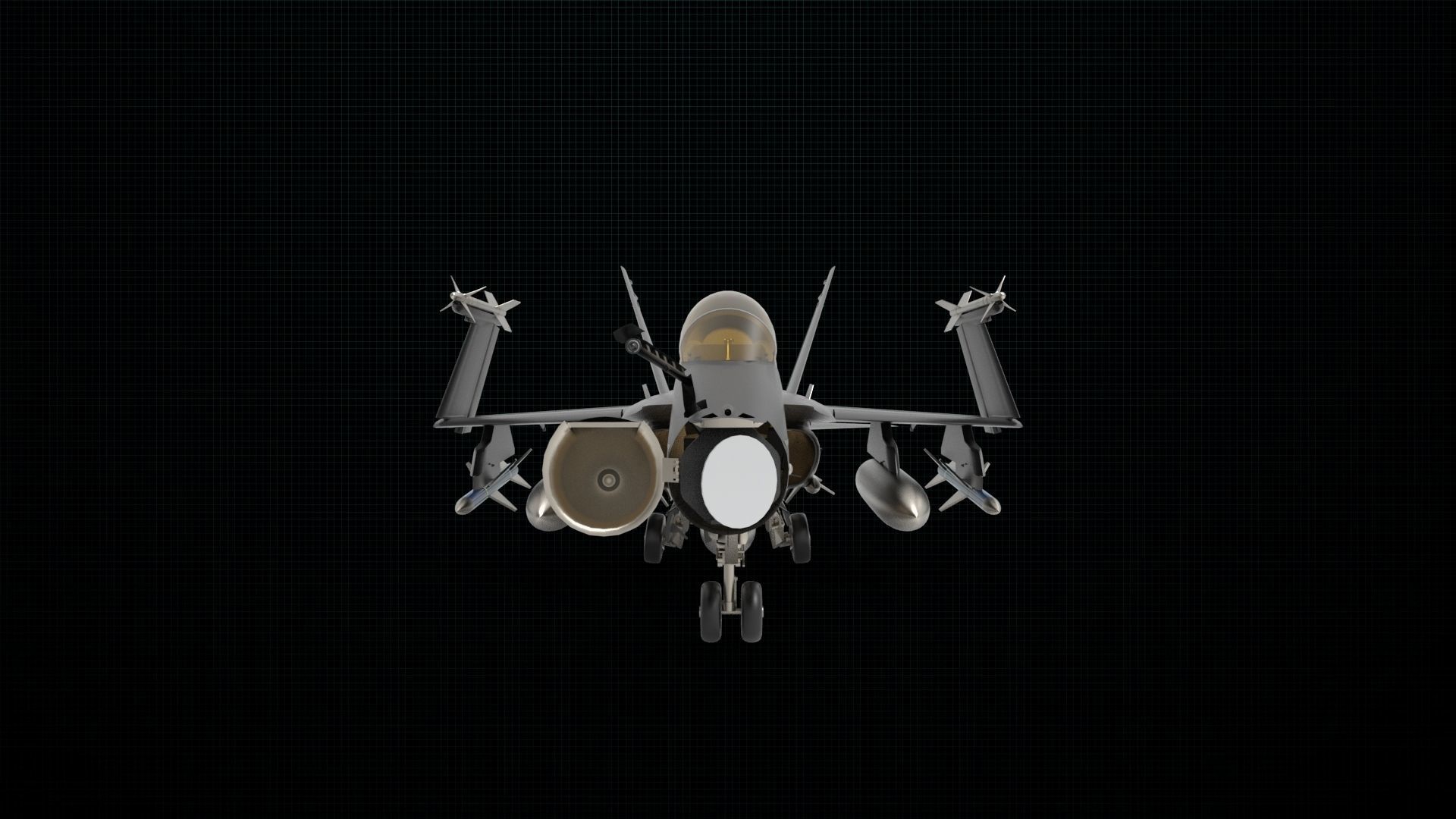 McDonnell Douglas FA 18 Hornet 3D model_6