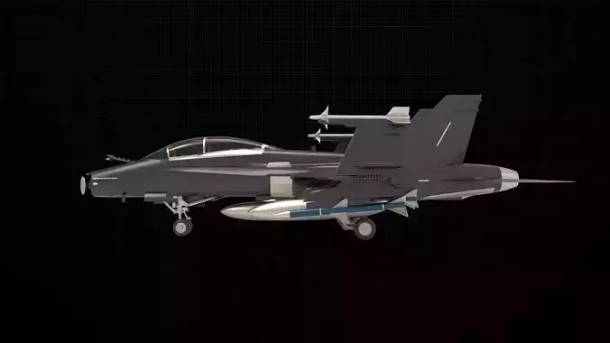 McDonnell Douglas FA 18 Hornet 3D model