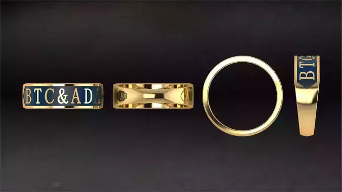 nickname ring 3D print model