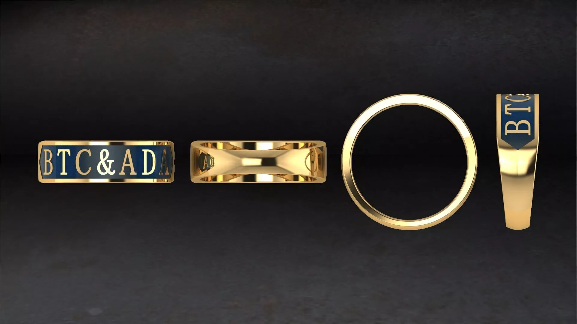 nickname ring 3D print model
