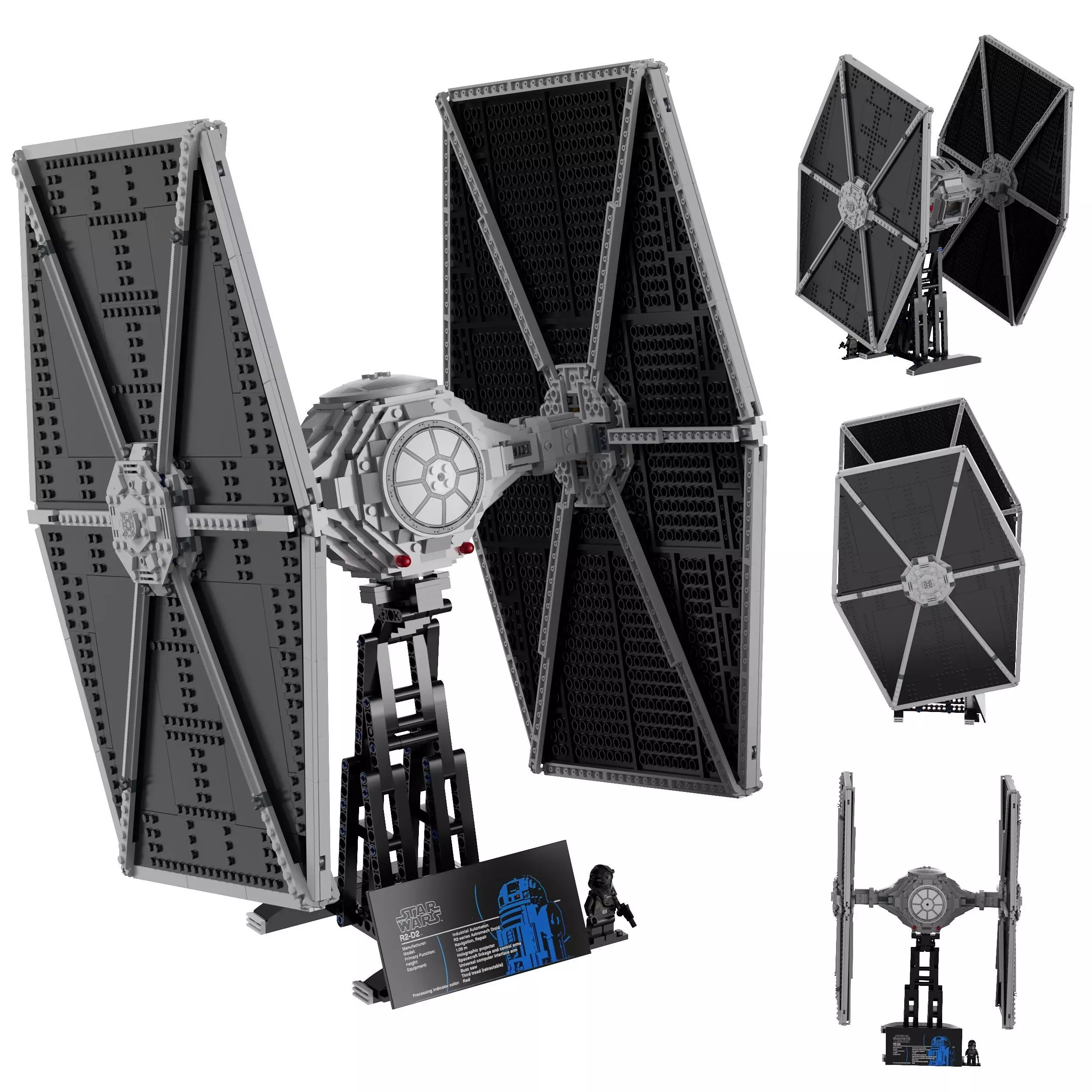 Lego - 75095 TIE Fighter 3D model_0