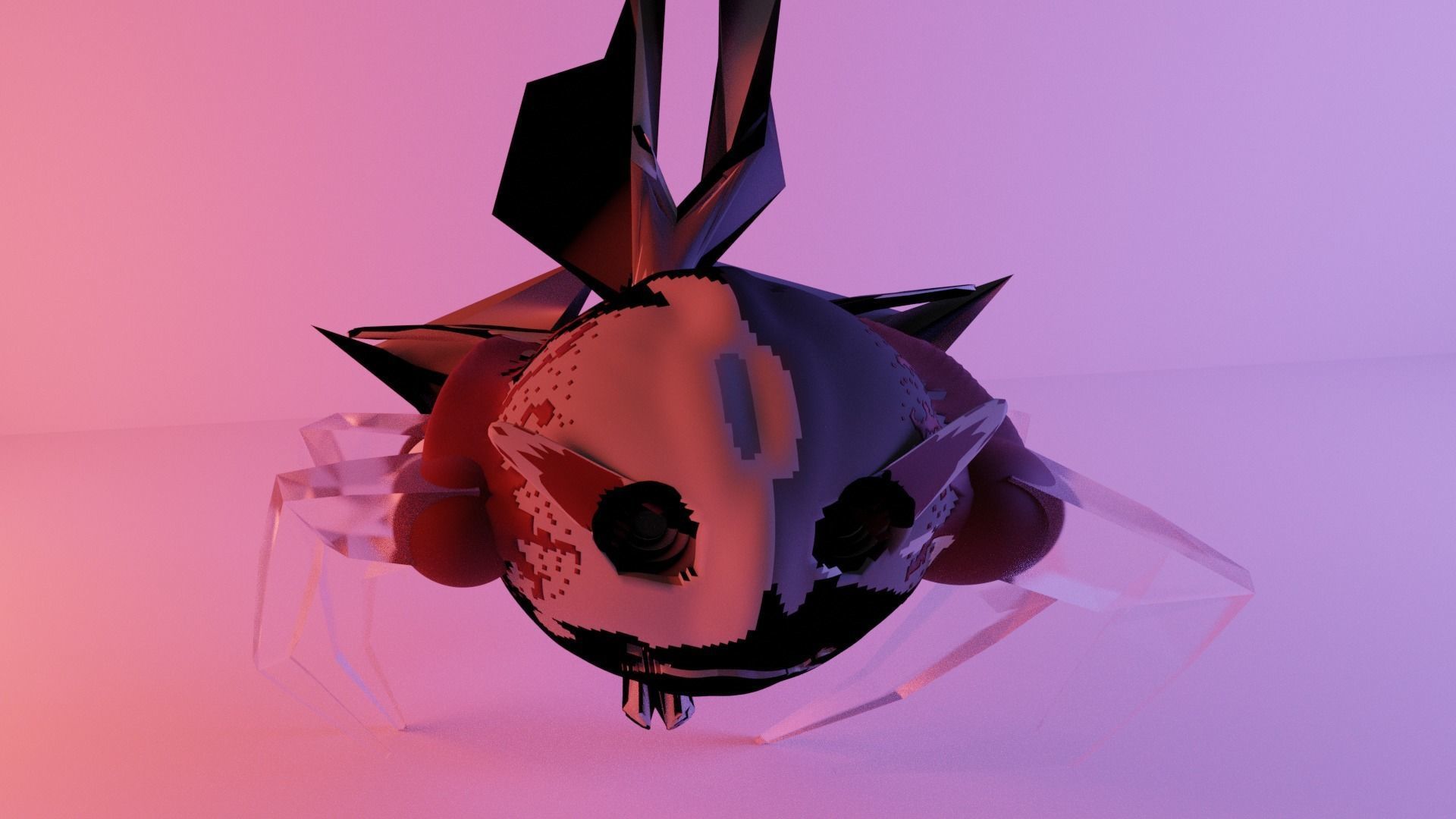 3D model paper mask 3D model_1