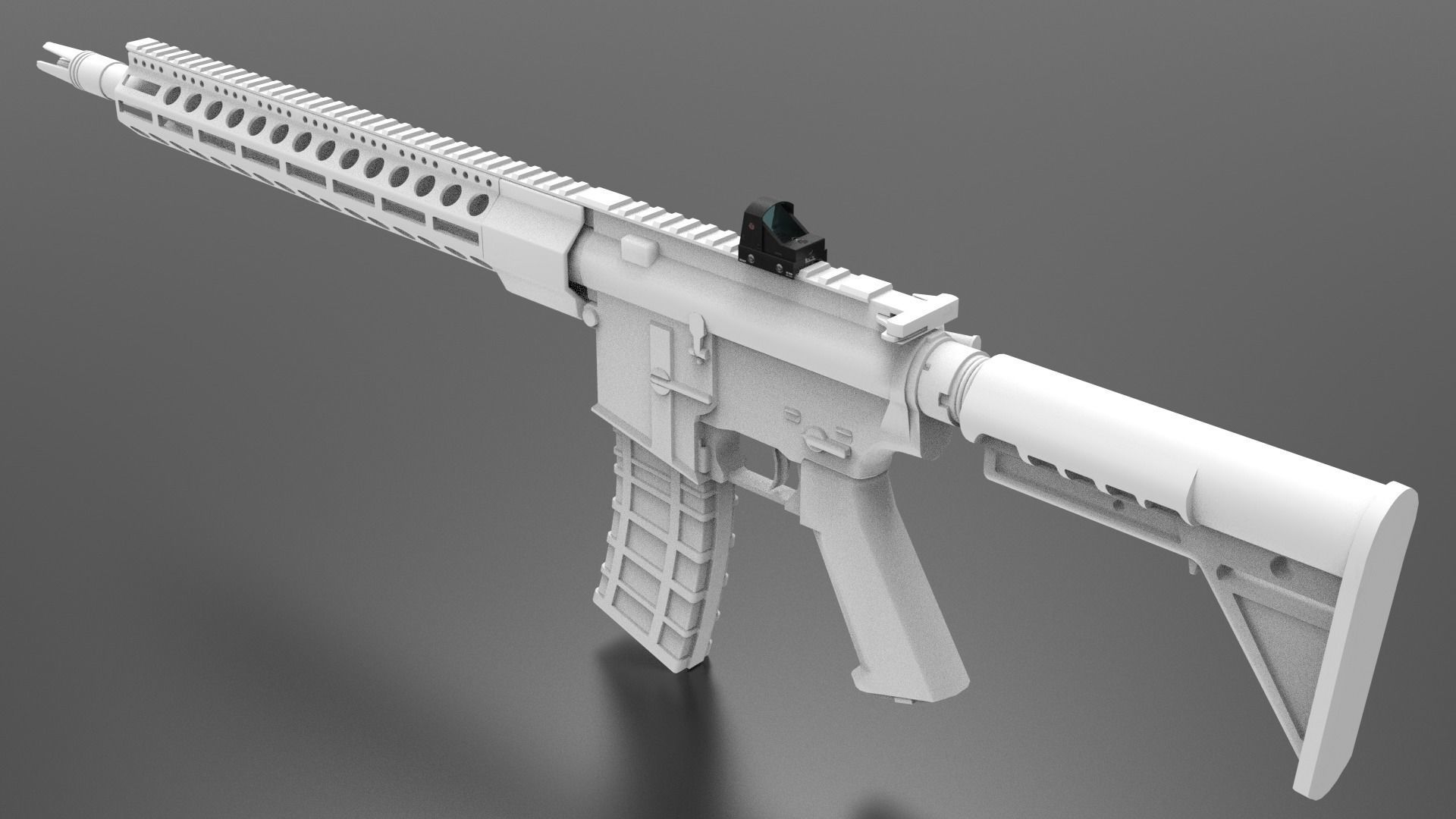 Holomicro Sight Micro Low-poly 3D model_4