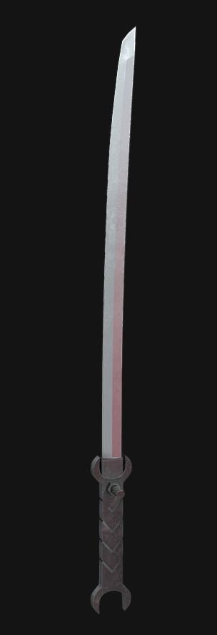 Wrench Blade Low-poly 3D model_1