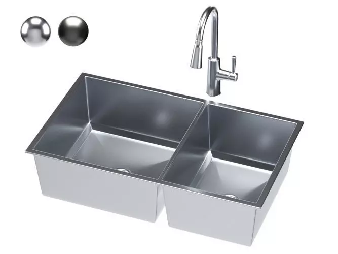 MOEN sink 05 Free 3D model_0