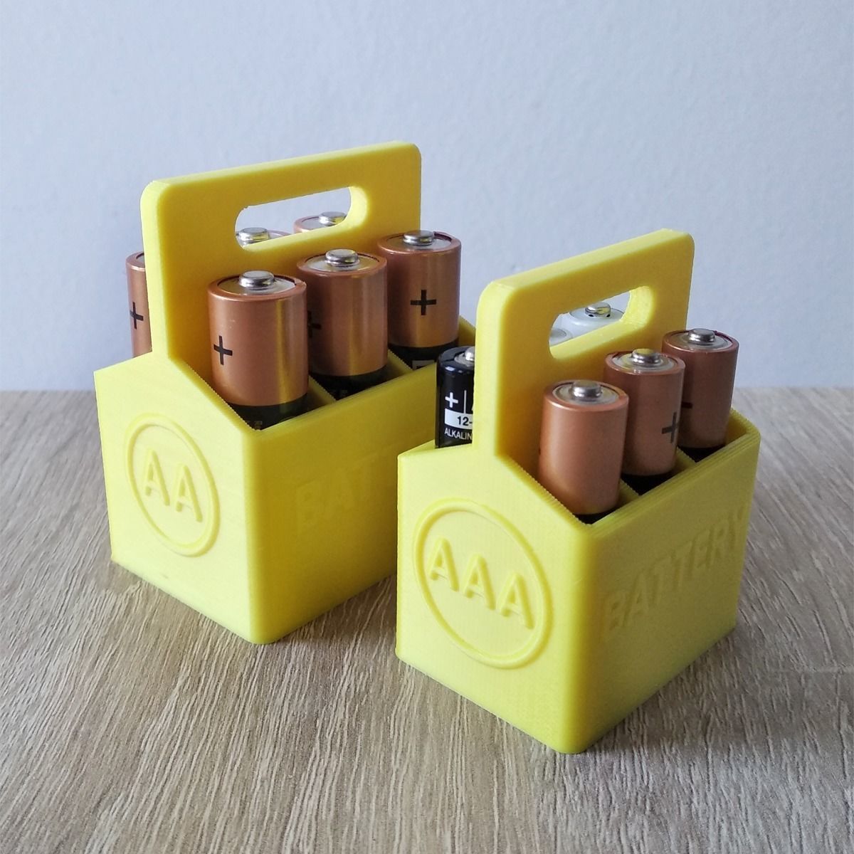 Printable Battery Holder 3D model 3D printable CGTrader