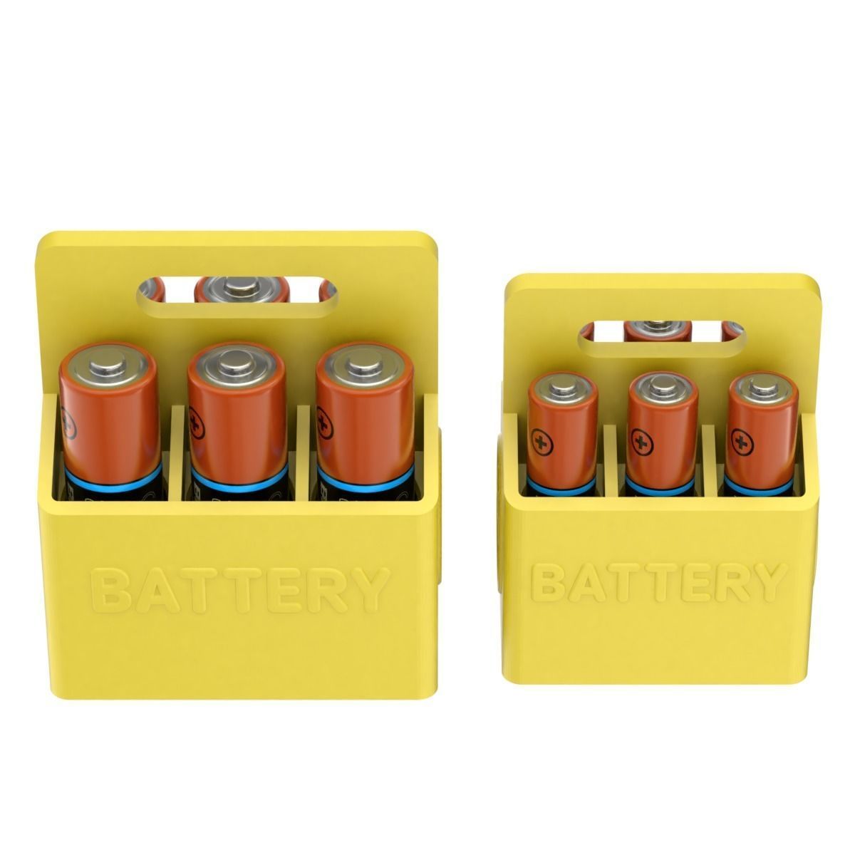 Printable Battery Holder 3D print model_7