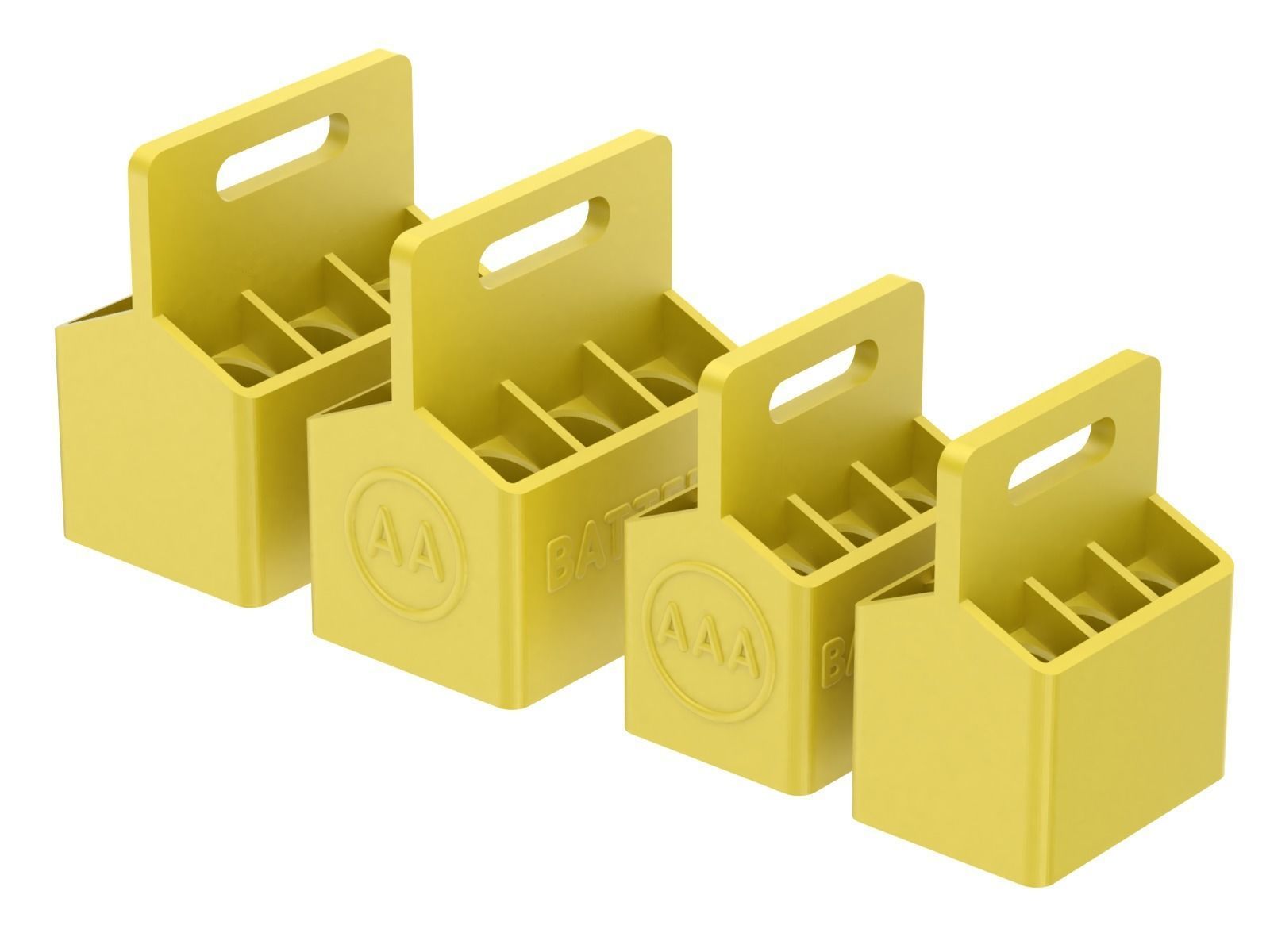 Printable Battery Holder 3D print model_3