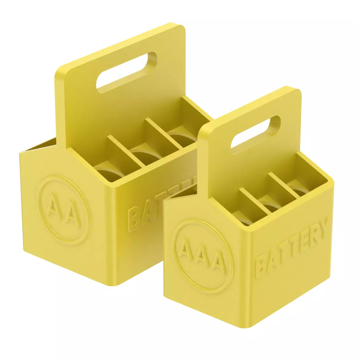 Printable Battery Holder 3D print model_0