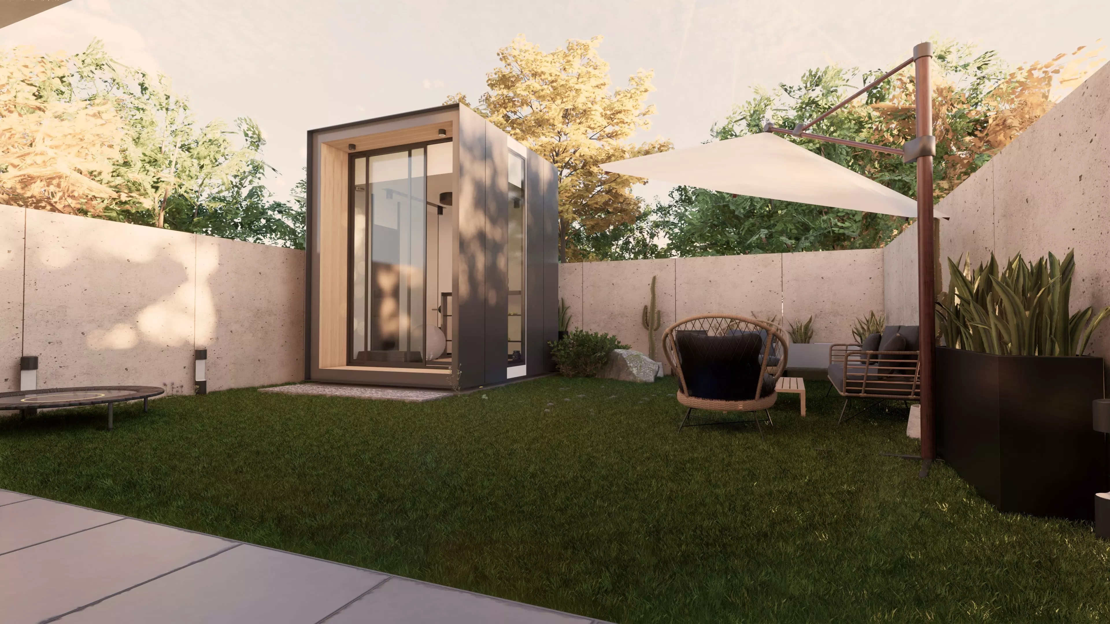 GYM - OFFICE POD 3D model