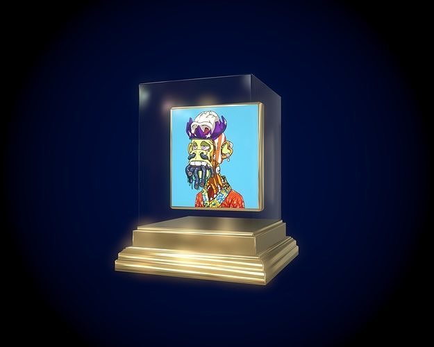 Mutant Ape 5 Gold Club 3D model