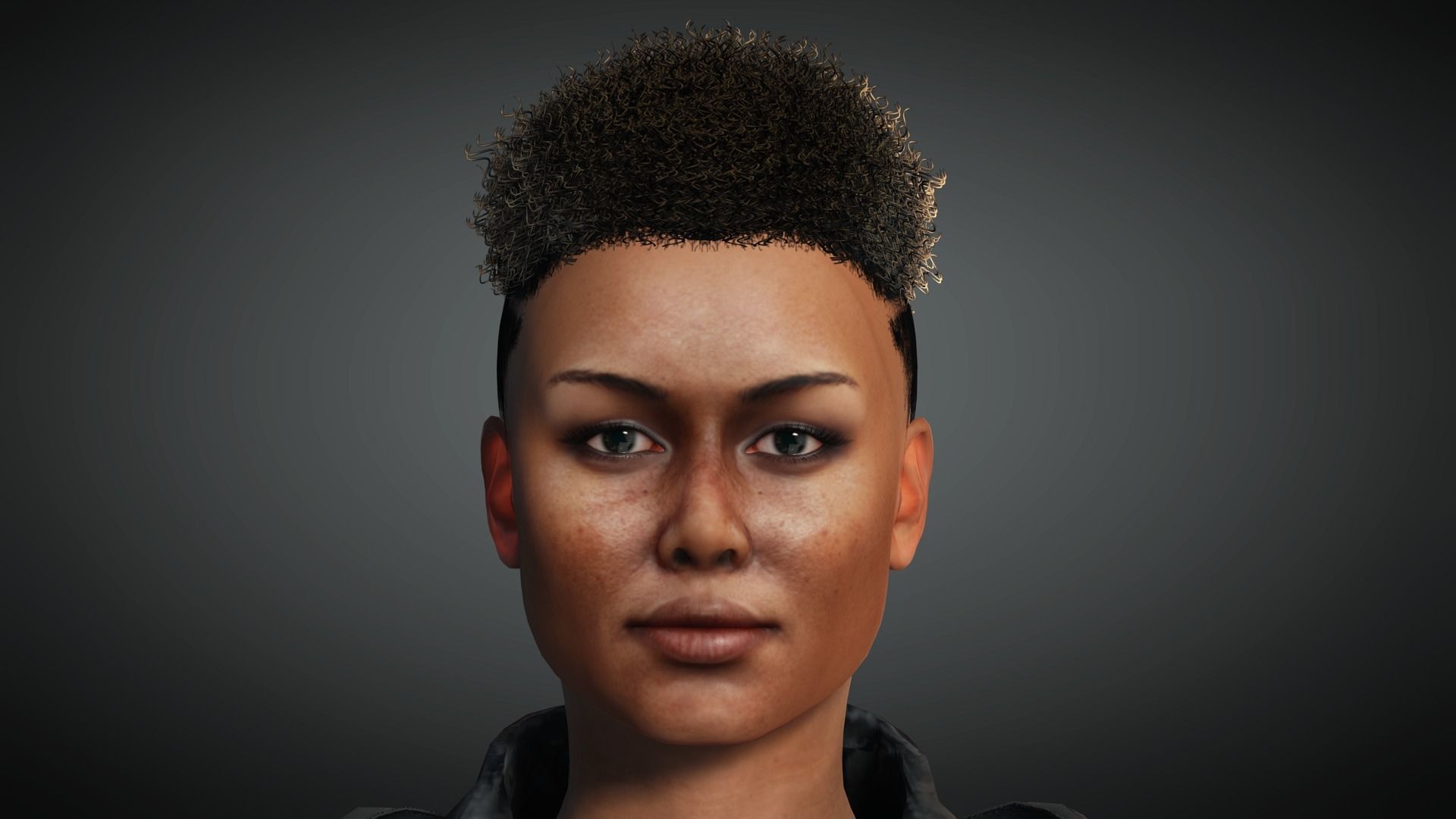 AAA Apocalypse Female Character 05 Low-poly 3D model_20