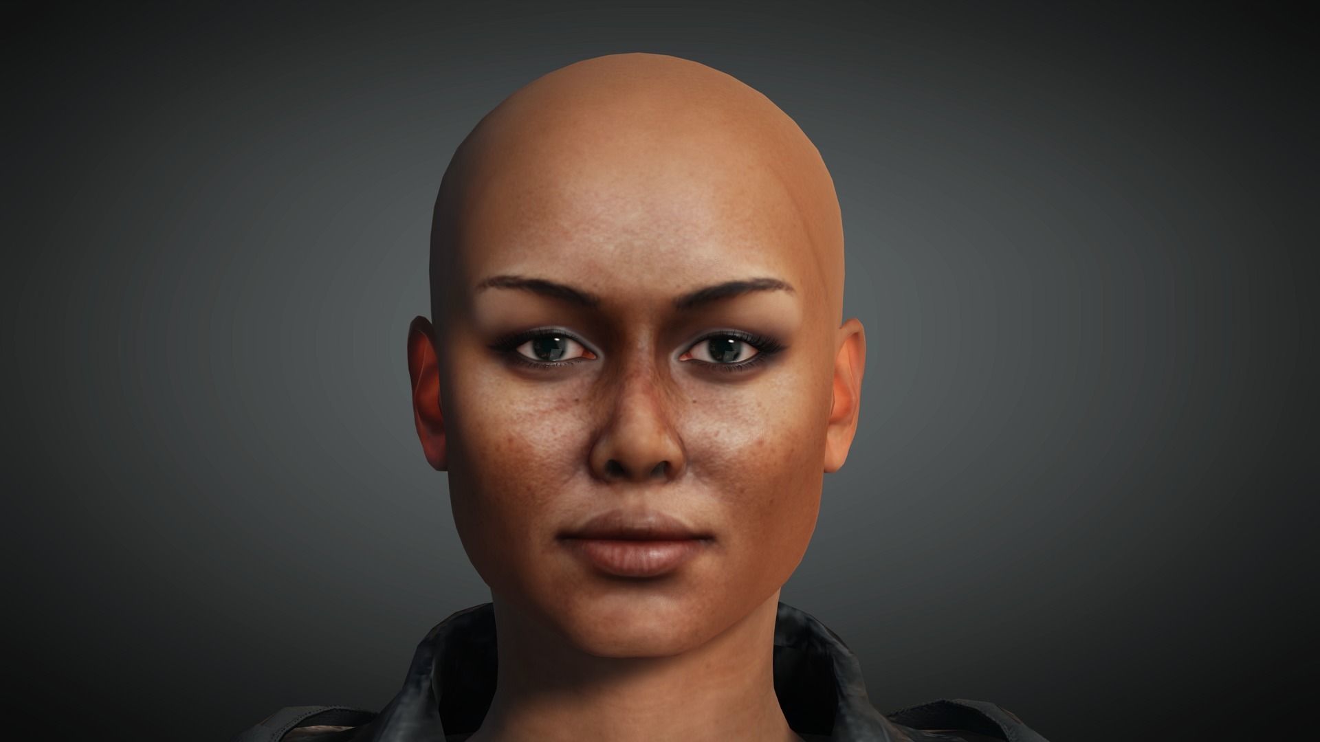 AAA Apocalypse Female Character 05 Low-poly 3D model_22