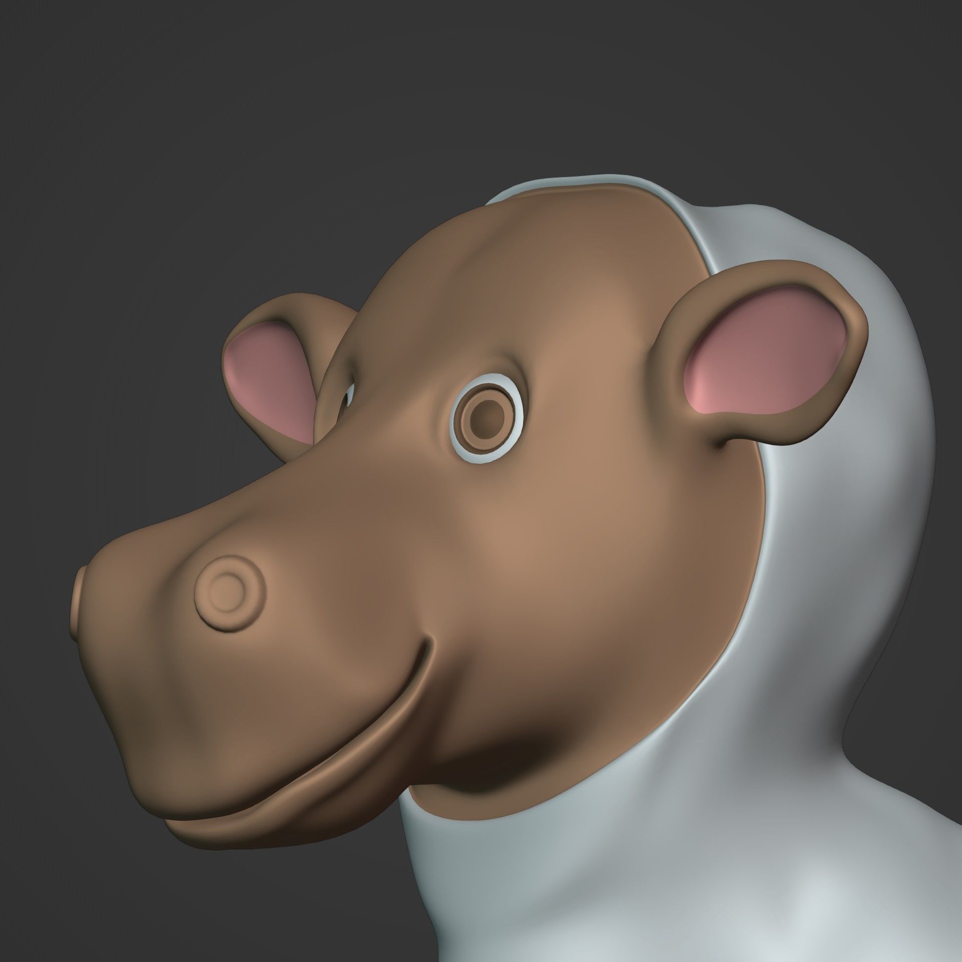 Cartoon Sheep Low-poly 3D model_13