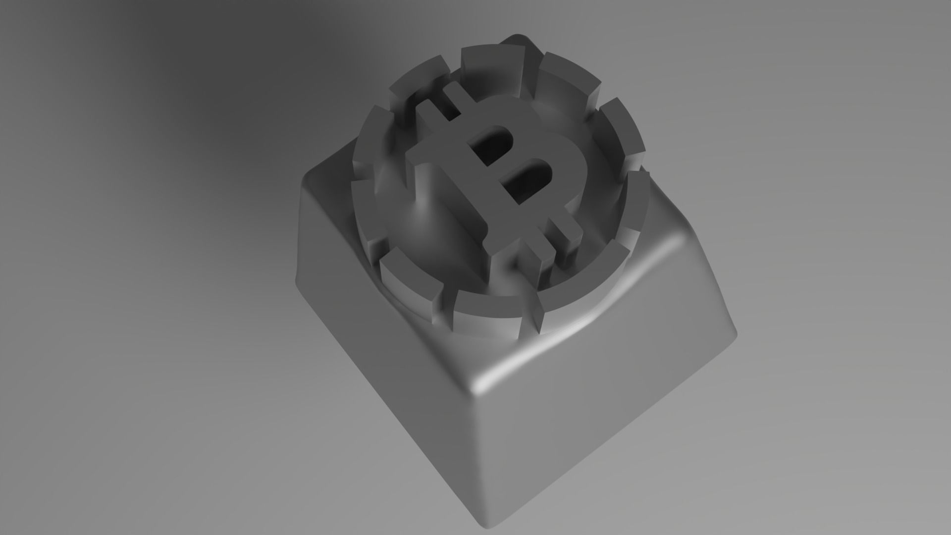 Cryptocurrency Logo 2 Set 8 Keycaps for Mechanical Keyboards 3D print model_6