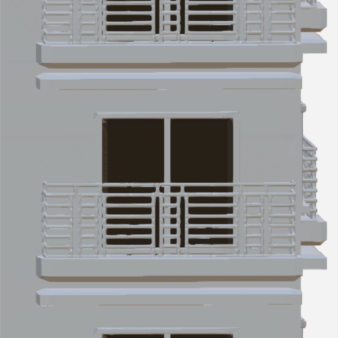 Building 3D model apartment 3D model_2