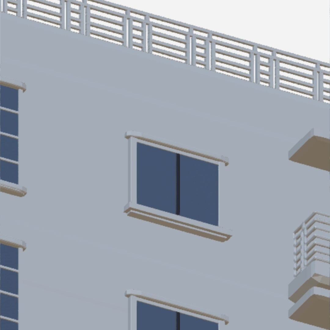 Building 3D model apartment 3D model_8