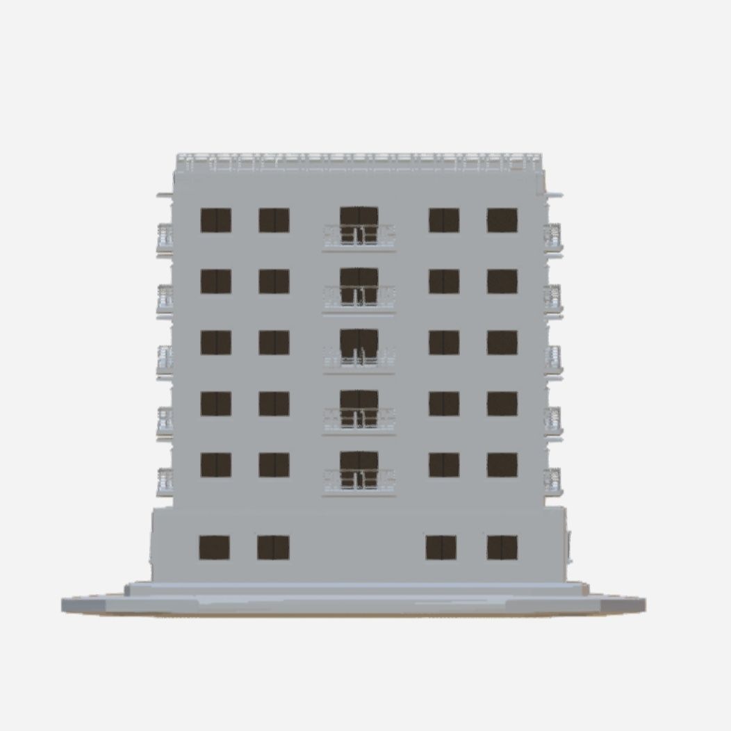 Building 3D model apartment 3D model_7