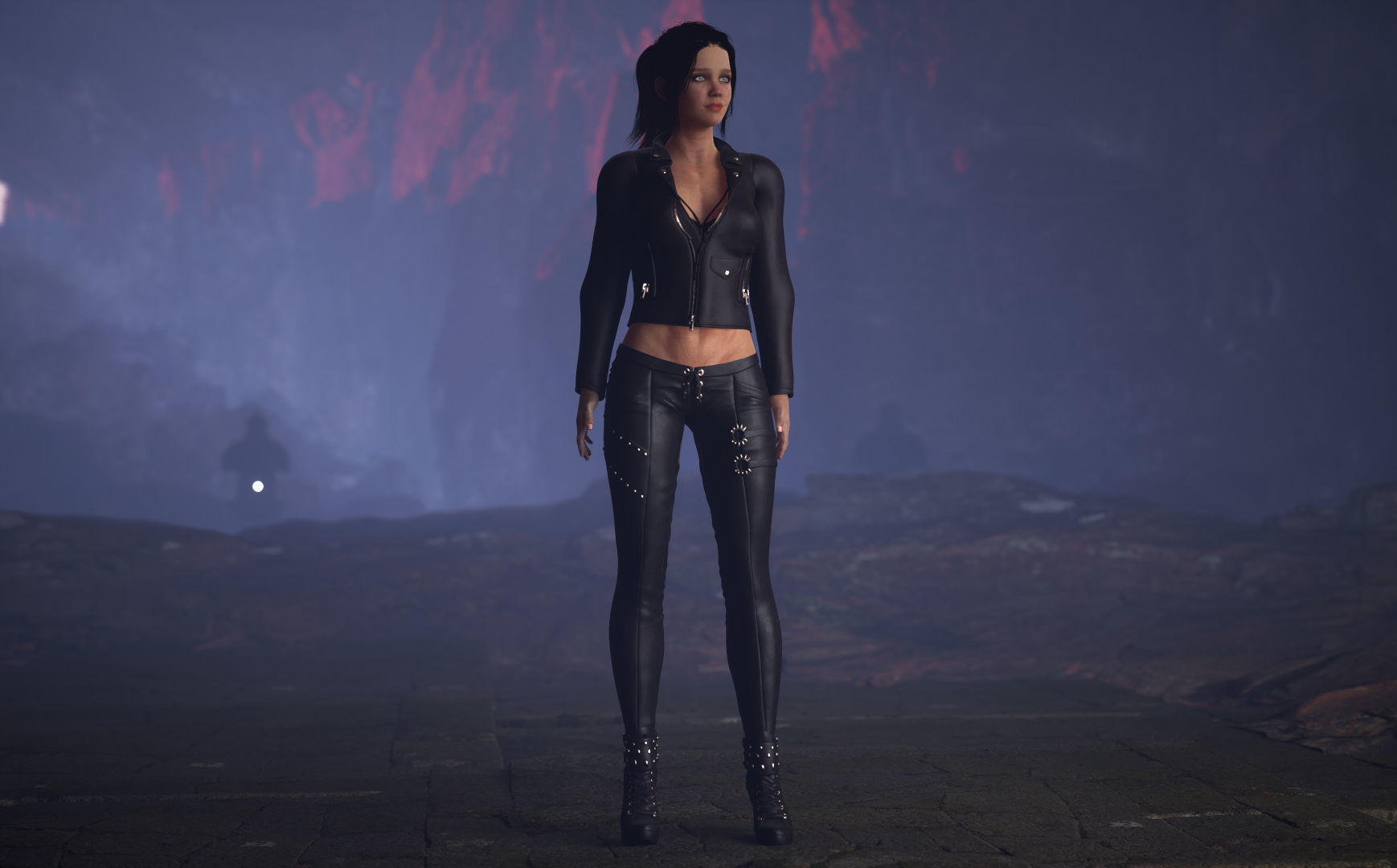 Unreal Engine 5 Maya Rigged Model With Facial Blendshapes Low-poly 3D model_2