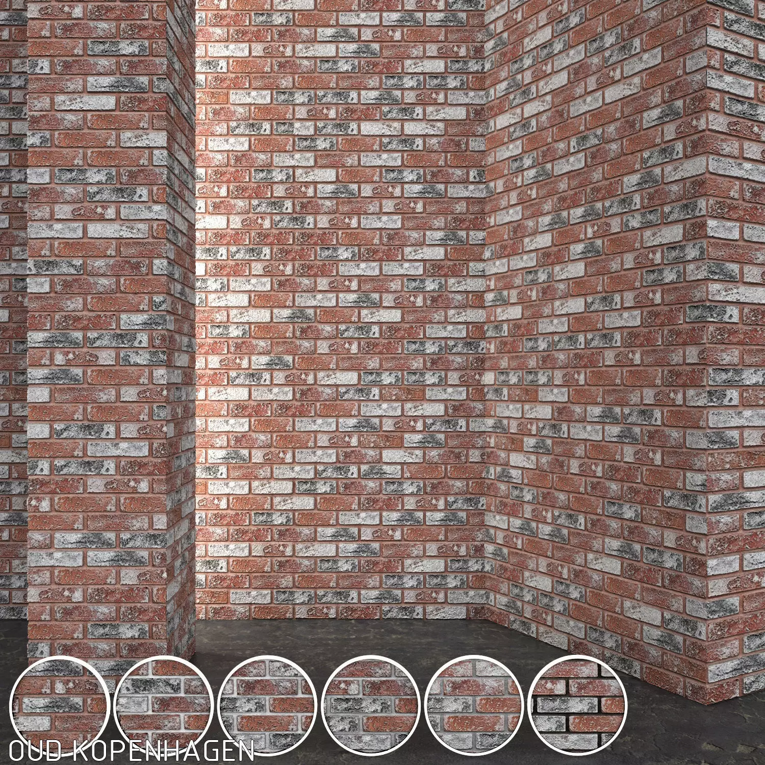 Vandersanden Brick Oud Kopenhagen Texture