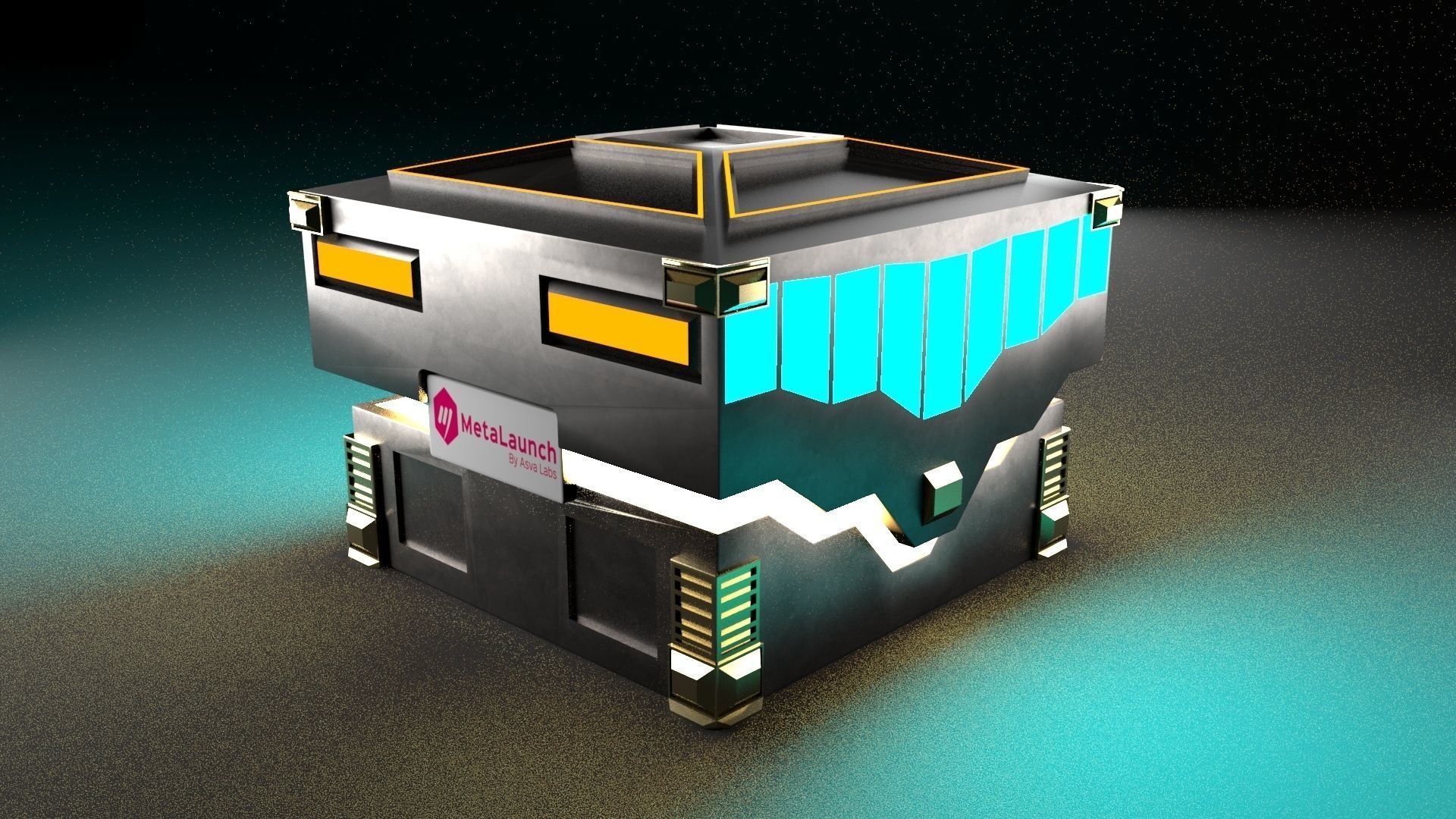 Treasure Box Free 3D model_2