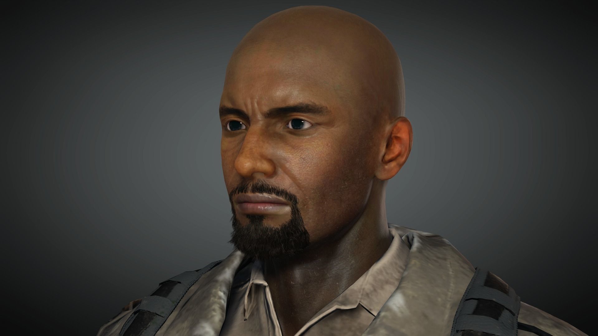 AAA Apocalypse Male Character 01 Low-poly 3D model_17