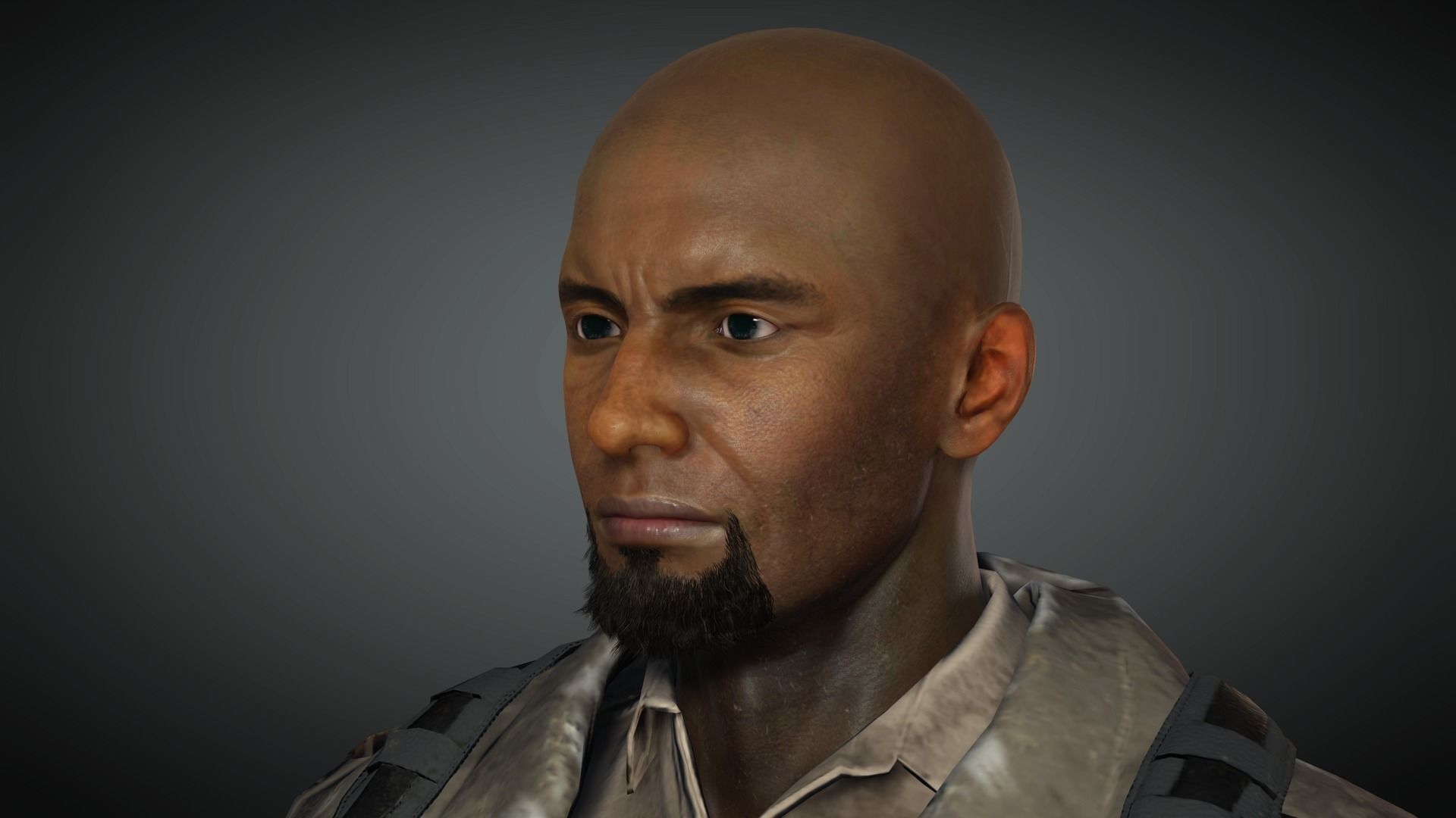 AAA Apocalypse Male Character 01 Low-poly 3D model_19