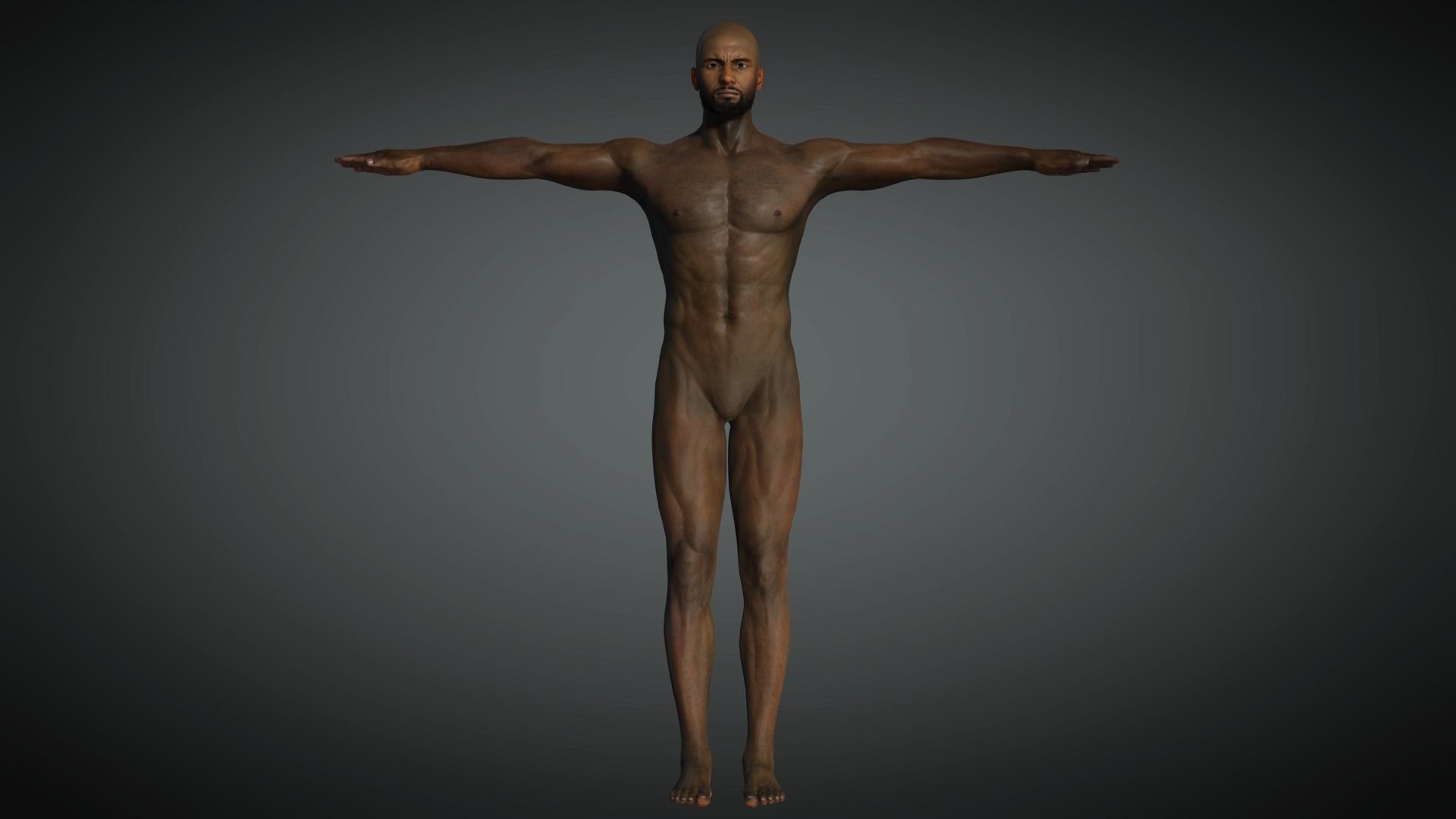 AAA Apocalypse Male Character 01 Low-poly 3D model_6