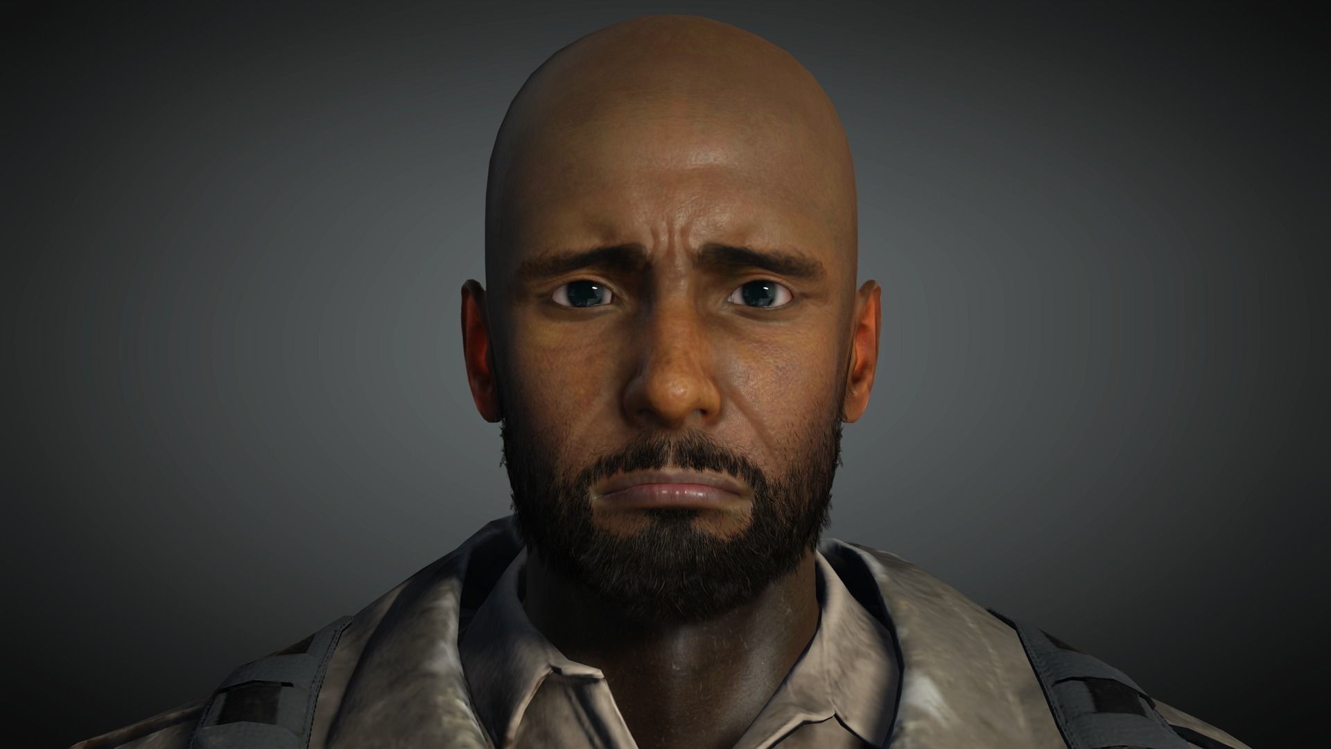 AAA Apocalypse Male Character 01 Low-poly 3D model_13