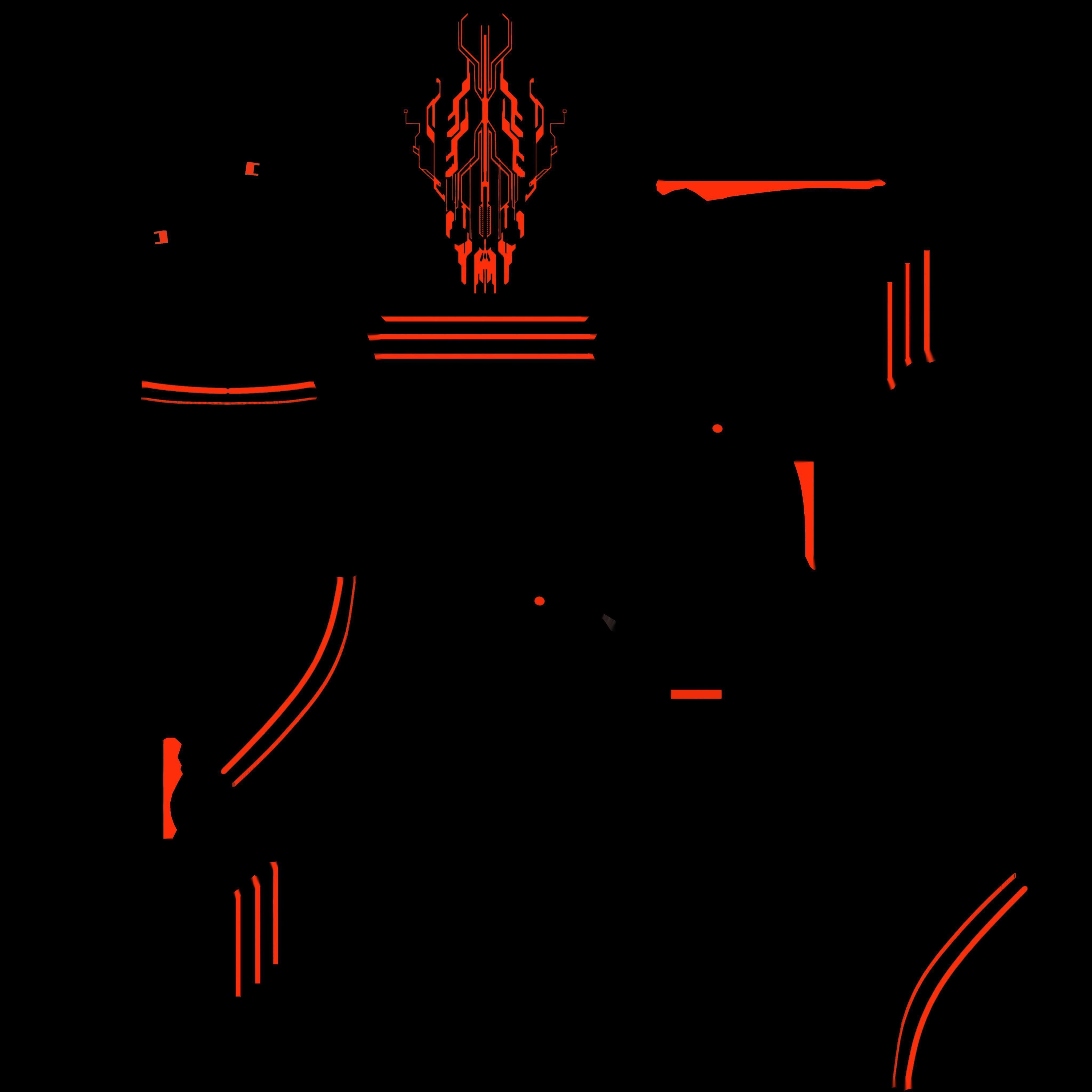 Futuristic Cyborg 3D model_6