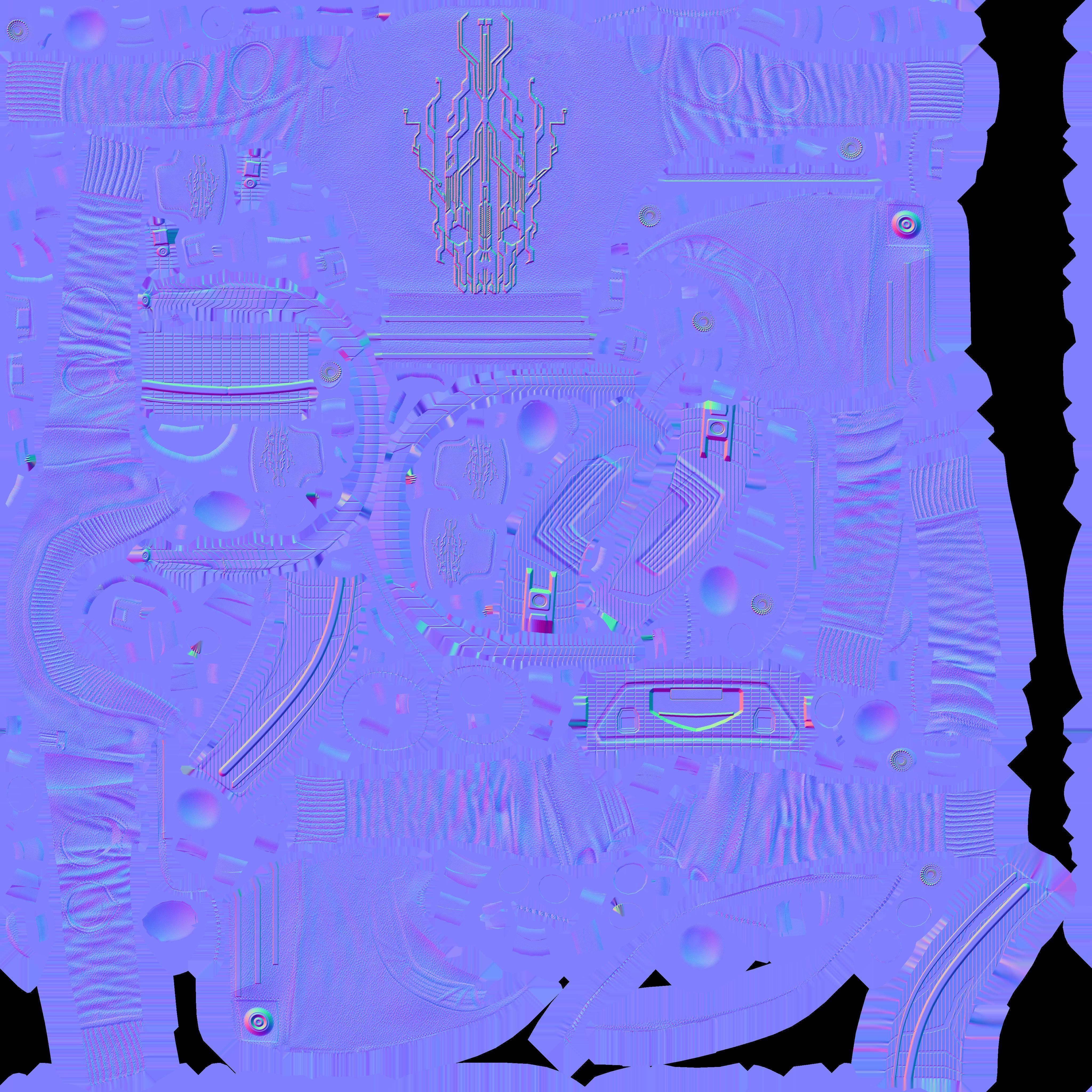 Futuristic Cyborg 3D model_9