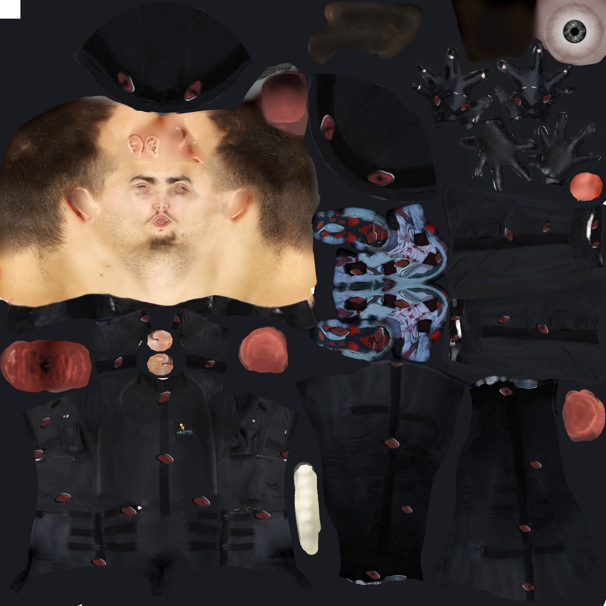 Futuristic Cyborg 3D model_15