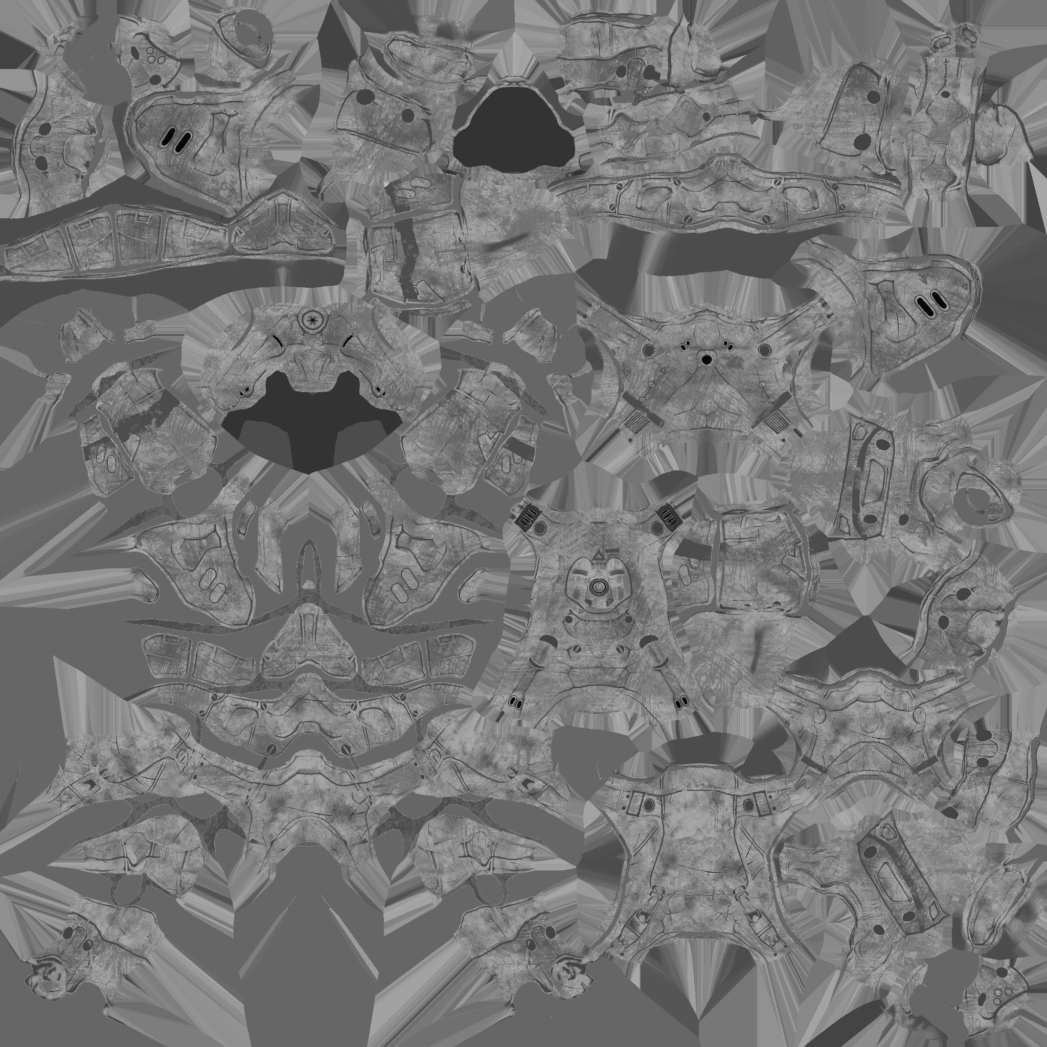 Futuristic Cyborg 3D model_24