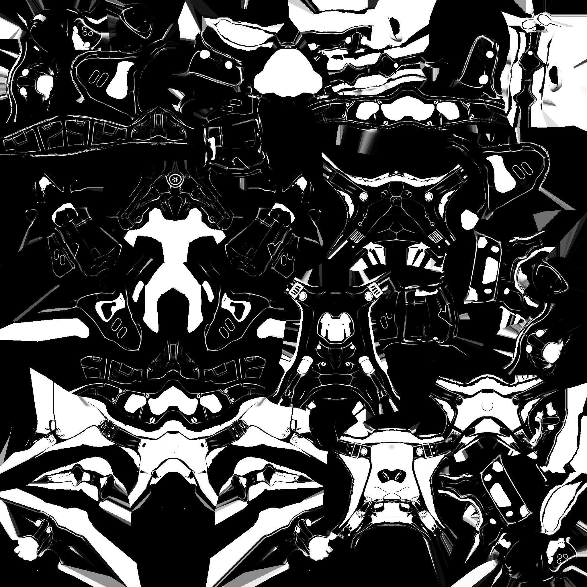 Futuristic Cyborg 3D model_22