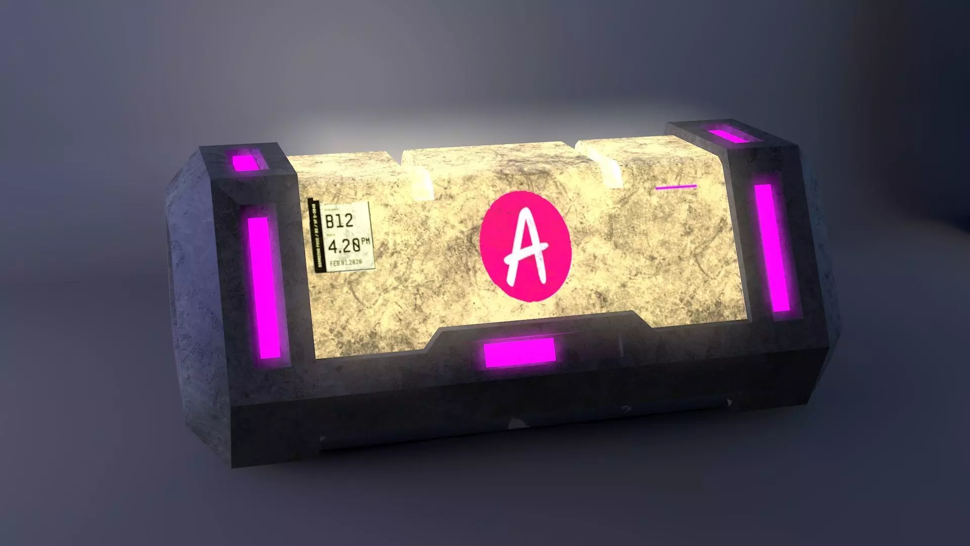 NFT Lootbox Free 3D model_0