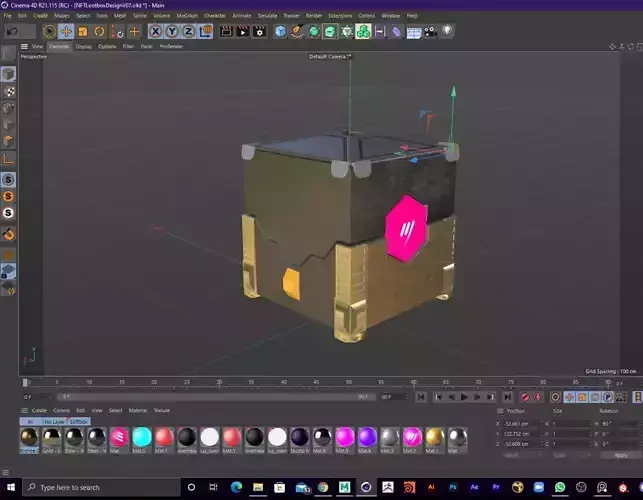 NFT Lootbox Free 3D model