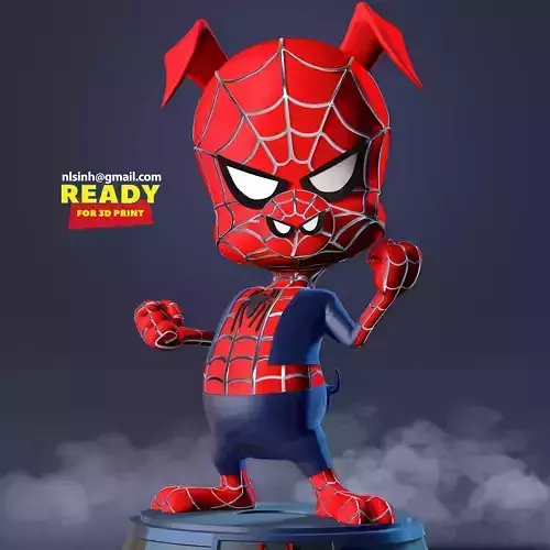 Spiderham spider - man figurine