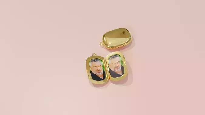Locket N1 cut out Pre supported files included 3D print model