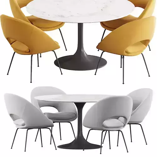 West Elm Orb dining table