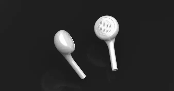3D Earphones Model two 3D print model
