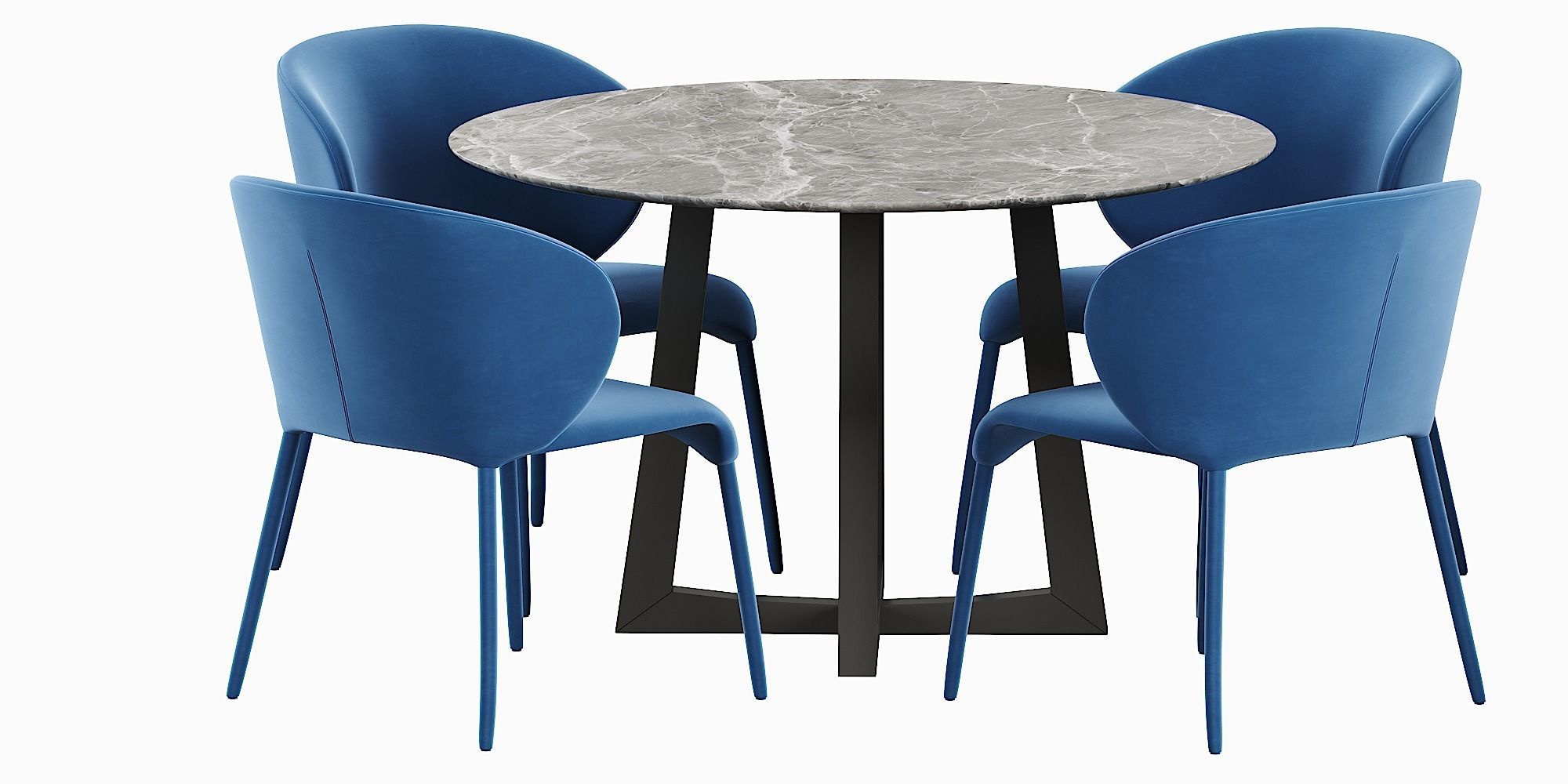Coco Republic Remy dining table 3D model_9