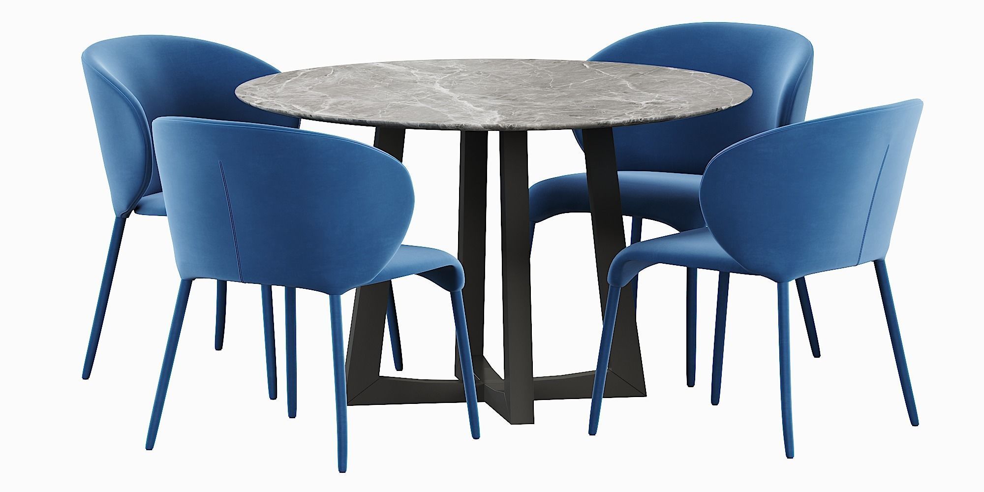 Coco Republic Remy dining table 3D model_6